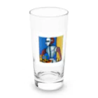 だんのんのチェスをする男 Long Sized Water Glass :front