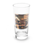 curtisの伝統的な日本の家屋 Long Sized Water Glass :front