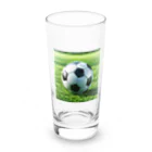 jmjmjmのサッカー好きな家族や友達にプレゼントしよう！ Long Sized Water Glass :front