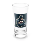 GOODY-MANの考えるゴリラ Long Sized Water Glass :front