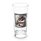 HEART-LEEFの捕まってしまったハム太郎 Long Sized Water Glass :front