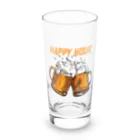 JUNK_HEDDのビールでハッピー Long Sized Water Glass :front