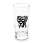 barbyGGGのサングラスのボクサー犬 Long Sized Water Glass :front