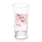 ウエディング♡カップルグッズの桜 Long Sized Water Glass :front