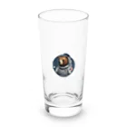 mame SHOPの宇宙飛行士くま Long Sized Water Glass :front