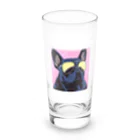 はむにだショップ【GURASAN】のGURASANフレンチブルドック Long Sized Water Glass :front