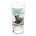 Caneletの食べているあざらし Long Sized Water Glass :front