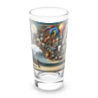 hirokikojimaの自分の内面と向き合っている紳士 Long Sized Water Glass :front