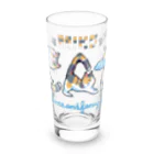 もぺのWord Pixelart “CAT“ ミケ Long Sized Water Glass :front