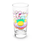 まるちょ屋のUFO for U（未確認飛行物体をあなたに。）　背景プラス Long Sized Water Glass :front