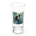 AQUAMETAVERSEの人魚姫と王子の微笑み アメジスト 2846 Long Sized Water Glass :front