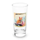 my82の車とこねこ Long Sized Water Glass :front