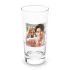 otobokemama06の爽やかな笑顔に元気いっぱい Long Sized Water Glass :front