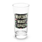 MACOCCHIの暗号化されたような日本語画像 Long Sized Water Glass :front