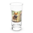 Ricky-Rickyのやんちゃな柴犬 Long Sized Water Glass :front