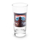 PARCY SHOPのバムドットと近未来 Long Sized Water Glass :front