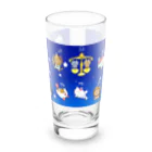 もふもふ堂の十二（十三）星座の夢溢れる猫デザイン Long Sized Water Glass :front