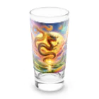 すずらん24の幸運の金の龍！！ Long Sized Water Glass :front