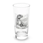 marrikat189のくつろぐトカゲ Long Sized Water Glass :front