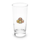 ハチ-8のマカロン　4つ Long Sized Water Glass :front