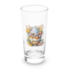 こんばにやのデカパフェ Long Sized Water Glass :front