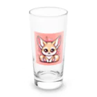 toto444のかわいいフェネック Long Sized Water Glass :front