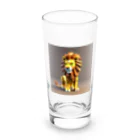 juryuのかっこいいライオンくん Long Sized Water Glass :front