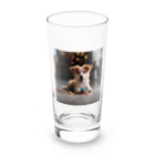 ★動物ショップ・kou2020★の犬② Long Sized Water Glass :front