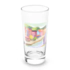 decnaの川沿いの街並み Long Sized Water Glass :front