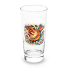 paradiamの激しい風が振る中、ひたむきに突き進む日本の魂。 Long Sized Water Glass :front