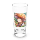 paparamanのキノコ少女 Long Sized Water Glass :front