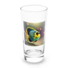 ゆるひつじのパリピ熱帯魚くん Long Sized Water Glass :front