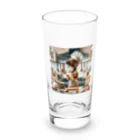 keikei5のダックスフントが料理 Long Sized Water Glass :front