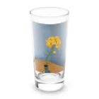 イエローローズのほっくり菜の花 Long Sized Water Glass :front