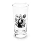 電子のお絵描き屋さんのCool Girl Long Sized Water Glass :front