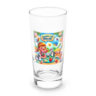 ほっこり絵音舎のいっしょにえいご！ Long Sized Water Glass :front