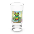 Yta_Tの輝くカエル Long Sized Water Glass :front