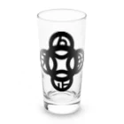 『NG （Niche・Gate）』ニッチゲート-- IN SUZURIの吾唯足知(われただたりるをしる)黒マークのみ Long Sized Water Glass :front