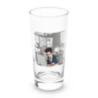 たまとの愉快なショップの働くの嫌だ Long Sized Water Glass :front