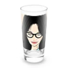 みつまめこshopのメガネ美人 Long Sized Water Glass :front