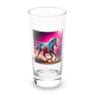 ★動物ショップ・kou2020★の馬4 Long Sized Water Glass :front