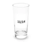 AY-28の日付グッズ　11/14バージョン Long Sized Water Glass :front