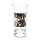 feliceのタワーに登っている猫 Long Sized Water Glass :front