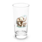 Mushikingのゾウの水浴び Long Sized Water Glass :front