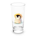 AQUAMETAVERSEの帽子をかぶった可愛い子供ペンギン Marsa 106 Long Sized Water Glass :front