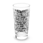 MEGROOVEの数字アート Long Sized Water Glass :front