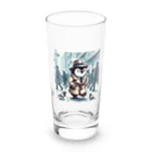 連想系の都会ペンギン Long Sized Water Glass :front