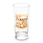 能天気ライフの能天気クマのねぎらい Long Sized Water Glass :front