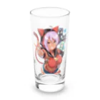 ほーせんか@電猫遊戯のプラネットルーラー 販促イラスト Long Sized Water Glass :front