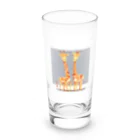 GIRAFFEの三頭身なキリン Long Sized Water Glass :front